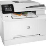 HP Color LaserJet Pro MFP M283fdw Printer, Print, Copy, Scan and Fax  with LCD Touchscreen – 7KW75A