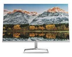 HP M27fw 27" FHD ULTRA SLIM LED MONITOR, White Color, VGA, 2 HDMI - 2H1A4AA