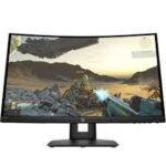 HP X24c 23.6" FHD Curved Gaming Monitor , 16:9, 144 Hz, 1500R, Height, Tilt, Black Color, 1 HDMI 2.0, 1 DisplayPort 1.2, 1 3.5 mm Audio Out - 9FM22AS