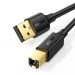 UGREEN USB 2.0 AM to BM Print Cable 1.5m (Black) – US135