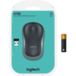 Logitech Wireless Mouse M185 – Swift Grey – 910-002235
