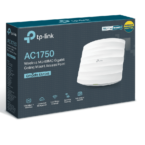 TP-Link AC1750 Wireless MU-MIMO Gigabit Ceiling Mount Access Point - TL-EAP245