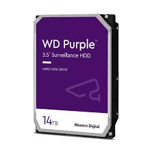 WD Purple Surveillance Hard Drive 14TB, 512MB - WD140PURZ