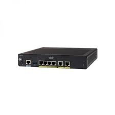 Cisco 921 Gigabit Ethernet security router WAN interfaces- 2 ports Gigabit Ethernet (GE) - 4-port GE managed switch