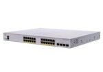 Cisco Business 350 switch with 370W power budget, 4 10 Gigabit SFP+ CBS350-24FP-4X