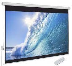 Auto Electric Projector Screen 240 x 240 cm - 94 by 94 inches