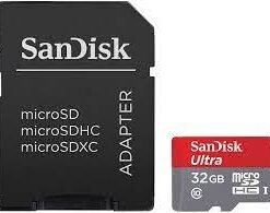 SanDisk microSDHC Card with Adapter 32GB