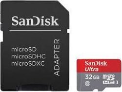 SanDisk microSDHC Card with Adapter 32GB