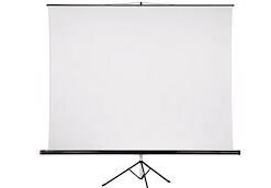 Tripod projector screen 180 x 180 cm