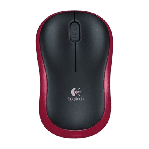 Logitech M185 Wireless Mouse - Red