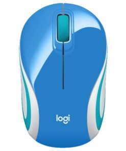 Logitech M187 Mini Wireless Mouse - Blue