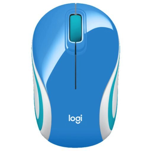 Logitech M187 Mini Wireless Mouse - Blue