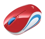 Logitech M187 Mini Wireless Mouse - Red