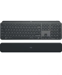 Logitech MX Keys Plus Wireless Illuminated Keyboard with Palm Rest