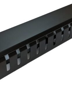 12 Slot Cable Manager 2U Server Rack Wire Management System (Large Slots)