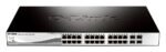 D-Link DGS-1210-28P 24-Port 10/100/1000BaseT PoE + 4 Combo 1000BaseT/SFP ports Web Smart Switch, 193W PoE budget. (802.3af/802.3at support)