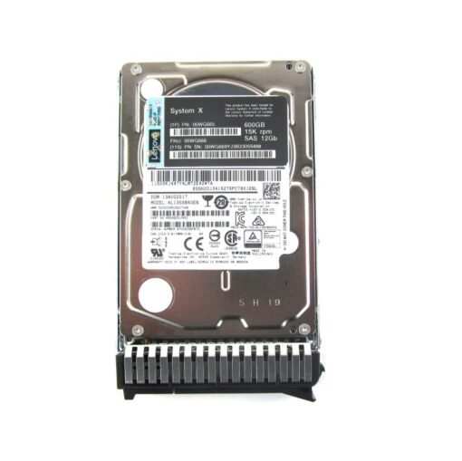 Lenovo 00WG665 System X 600GB 2.5" 15K SAS HDD 64 MB Cache 2.5" Internal Bare or OEM Drives