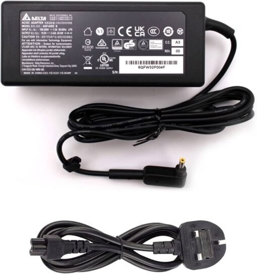 New Genuine Original AC Adapter Power Supply 19V 3.42A 65W