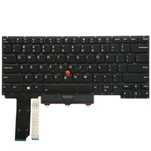 New US Black English Backlit Laptop Keyboard for Lenovo ThinkPad E14  SN20U63672-01 V185920BS1