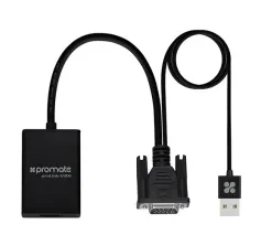 VGA-to-HDMI® Adaptor Kit with Audio Support PROLINK-V2H BLACK