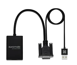 VGA-to-HDMI® Adaptor Kit with Audio Support PROLINK-V2H BLACK