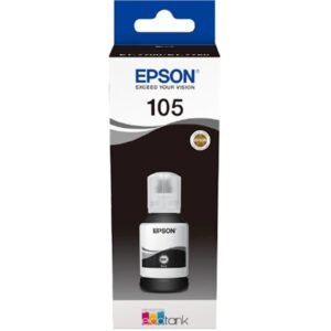 Epson 105 Black Ecotank Ink Bottle – (C13T00Q140)