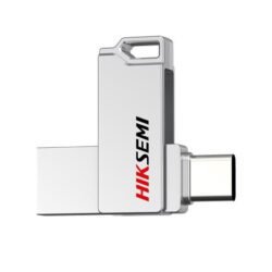 HiKVision/HiKSemi USB 128GB Flash Drive USB3.2 to TYPE-C (HS-USB-E327C 128G U3 Silver)