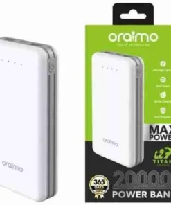 Oraimo OPB-P204D 20000mah Dual Output Fast PD Powerbank