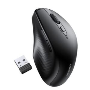 UGREEN Ergonomic Wireless & Bluetooth Mouse (Without Battery) – MU101