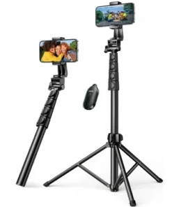 UGREEN Selfie Stick Tripod with Bluetooth Remote Control – 1.8m – Black (LP680)