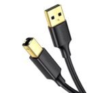 UGREEN USB 2.0 AM to BM Print Cable 1.5m (Black) – UG-10350