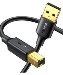 UGREEN USB 2.0 AM to BM Print Cable 5m (Black) – UG-10352