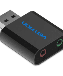 Vention USB External Sound Card – Black – VEN-VAB-S17-B