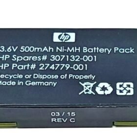 HP 274779-001 – 3.6V 500mAh Ni-MH Smart Array Battery Backed Write Cache (BBWC) Battery Pack Assembly for E200 Smart Array Controller