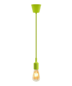 Hanging E27(Screw) Pendant Holder – Light Green