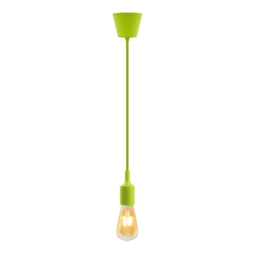 Hanging E27(Screw) Pendant Holder – Light Green