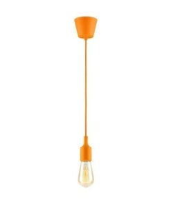 Hanging E27(Screw) Pendant Holder – Orange