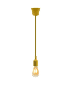 Hanging E27(Screw) Pendant Holder – Yellow