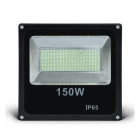 Slim Black LED Floodlight 150 Watts