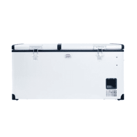 SnoMaster SMDZ-LP96D 92.5L Dual Compartment Stainless Steel Fridge/Freezer AC/DC