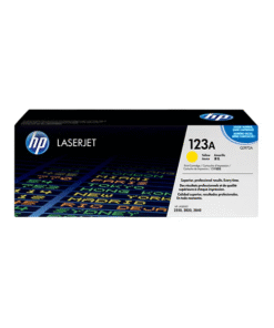 HP 123A Yellow Original LaserJet Toner Cartridge (Q3972A)