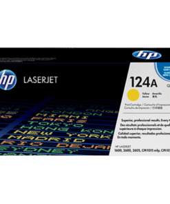 HP 124A Yellow (Q6002A) Original LaserJet Toner Cartridge