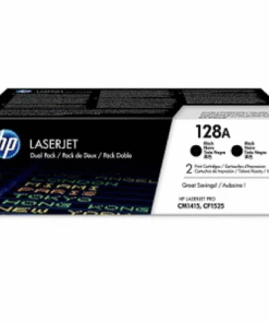 HP 128A Black Toner Cartridge Twin Pack (CE320AD)