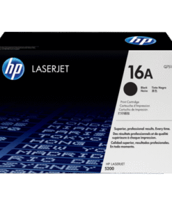 HP 16A Black Original LaserJet Toner Cartridge, Q7516A