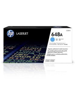 HP 648A Cyan Original LaserJet Toner Cartridge, CE261A