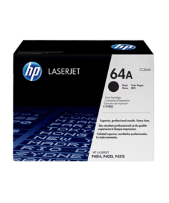 HP 64A Black Original LaserJet Toner Cartridge, CC364A