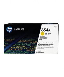 HP 654A Yellow Original LaserJet Toner Cartridge, CF332A