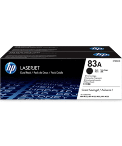 HP 83A 2-pack Black Original LaserJet Toner Cartridges (CF283AF)