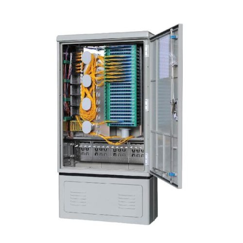 144 cores Pedestal mounted fiber distribution cabinet SC/APC connectors