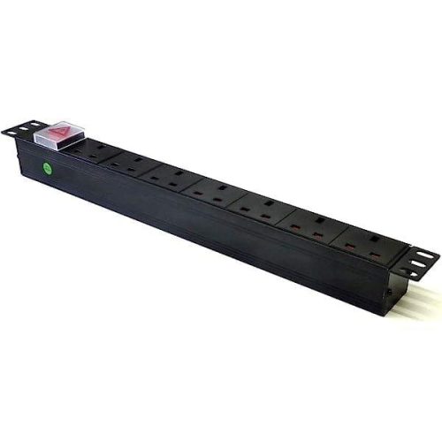 6 Way PDU White Cabinet Power Distribution Unit